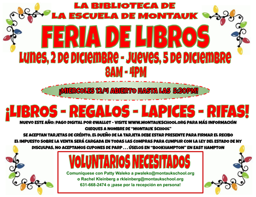 Holiday Book Fair Spanish 